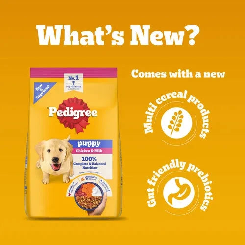 Pedigree Chicken and Milk Puppy Dog Dry Food Dog Pedigree 
