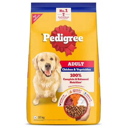 Pedigree Chicken and Vegetables Adult Dog Dry Food Dog Pedigree 10kg 