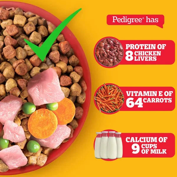 Pedigree Chicken and Vegetables Adult Dog Dry Food Dog Pedigree 