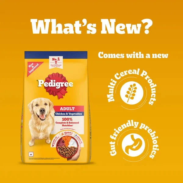 Pedigree Chicken and Vegetables Adult Dog Dry Food Dog Pedigree 