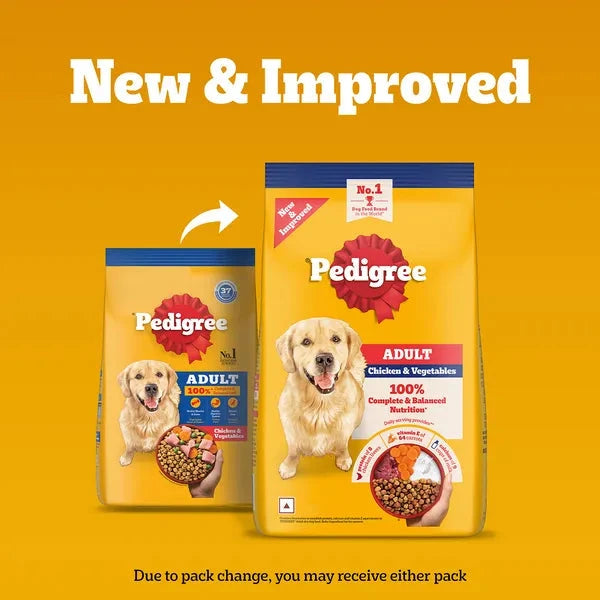 Pedigree Chicken and Vegetables Adult Dog Dry Food Dog Pedigree 