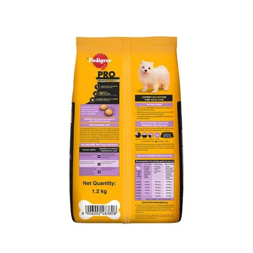 Pedigree PRO Expert Nutrition Small Breed Puppy (2 to 9 Months) Dry Food Dog Pedigree 