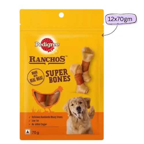 Pedigree Ranchos Super Bones Chicken & Milk Dog Treats