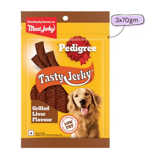 Pedigree Grilled Liver Tasty Jerky Dog Treat