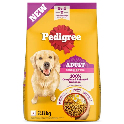 Pedigree Chicken Biryani Flavour Adult Dog Dry Food pack