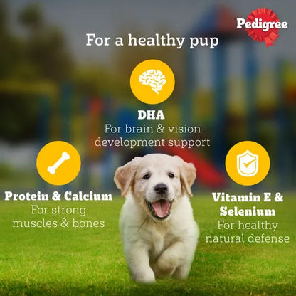 Pedigree complete nutrition puppy food pouch