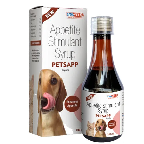 Savavet PetsApp Syrup Appetite Stimulant for Dogs and Cats (200ml)