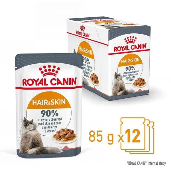 Royal Canin Hair & Skin Care Adult Gravy Cat Wet Food Cat Royal Canin 