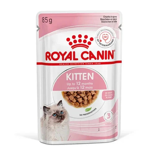 Royal Canin Kitten Wet Food in Gravy (85g Pouch) Cat Royal Canin 