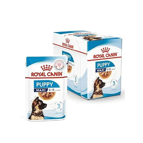 Royal Canin Maxi Puppy Wet Food pouch for large breed puppies