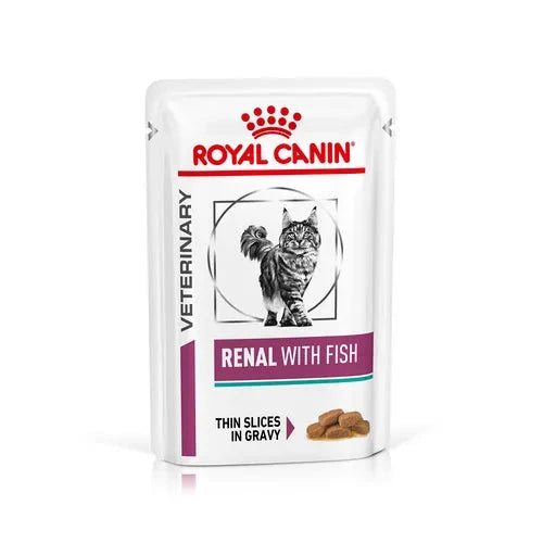 Royal Canin Renal Cat Wet Food Veterinary Diet Fish pouch