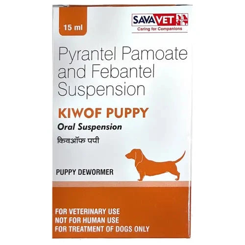 Savavet Kiwof Puppy Deworming Suspension 15ml Dog Savavet 
