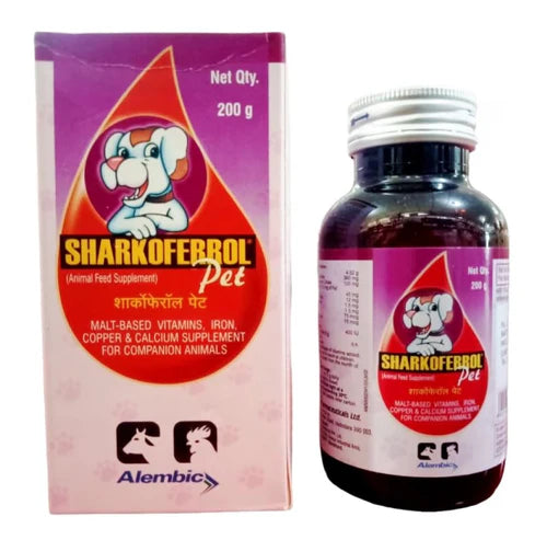 Alembic Sharkoferrol Pet Syrup for Dogs and Cats (200g)
