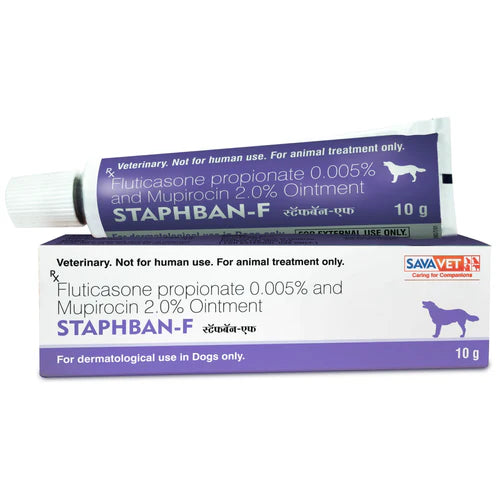 Savavet Staphban F Ointment for Dogs & cats (10g)