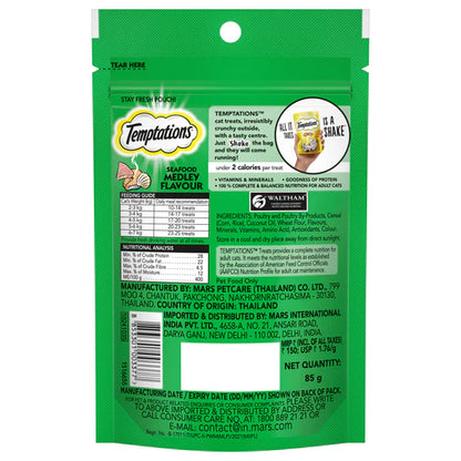 Temptations Seafood Medley Flavour Cat Treats