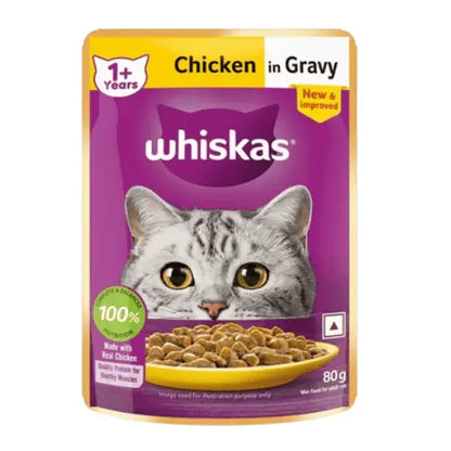 Whiskas Chicken in Gravy Adult Cat Wet Food